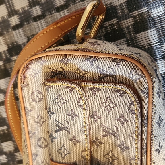 Louis Vuitton Monogram Vintage Mini Lin Juliet MM Shoulder Bag Brown - Picture 9 of 17